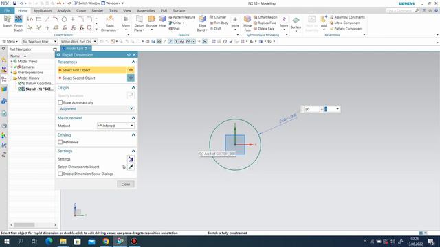 Siemens Nx 12 How To Convert - Millimeters To Inches