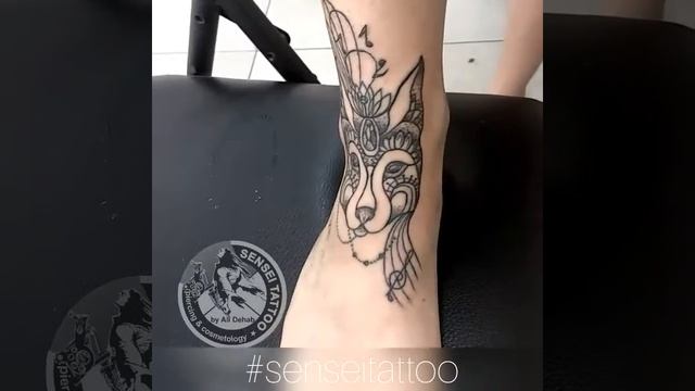 Сделать татуировку волка на ноге Днепр смотреть онлайн