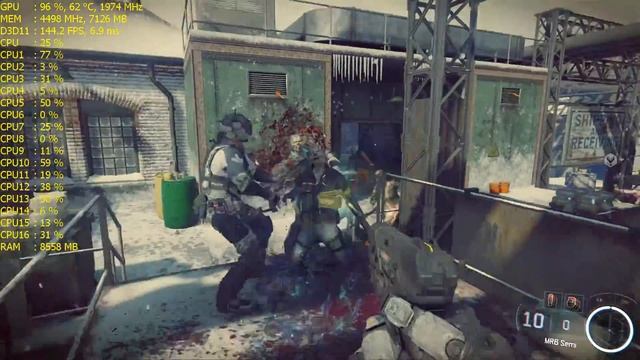 Ryzen 7 1700 + GTX 1070 - Call Of Duty Black Ops 3 Gameplay - Extra 1080p смотреть онлайн