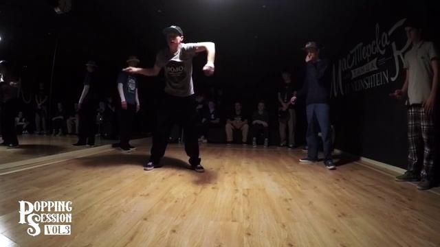 Popping session vol 3 | Beginners 1x1 | Данил vs Теплый vs Макс смотреть онлайн