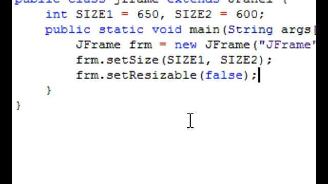 Java game programming episode 5 JFRAMES first step into game programming смотреть онлайн