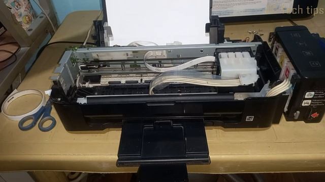 Fixed Cannot feed paper | Paper Jam on Epson L110 смотреть онлайн