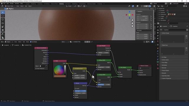CREATE A PROCEDURAL CHOCOLATE MATERIAL FOR BLENDER смотреть онлайн