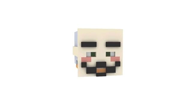 Minecraft Anonymous mask RIG free | Cinema 4D смотреть онлайн