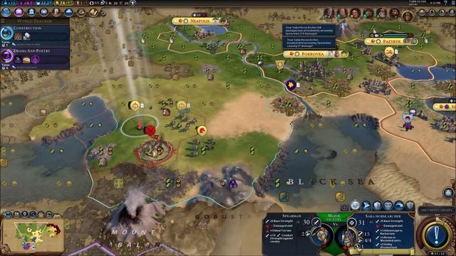 Let’s Play Civ 6 Sycthia TSL World with Historic Spawn Dates #3 смотреть онлайн