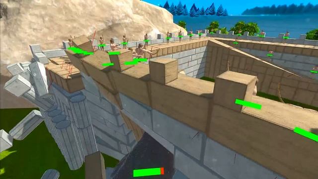 Protect the Castle Against Aquatic Units - Animal Revolt Battle Simulator смотреть онлайн