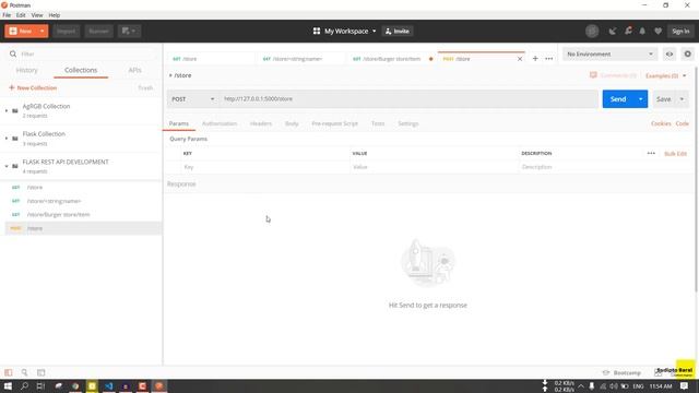 1.8 TESTING APPLICATION ENDPOINTS WITH POSTMAN | SECTION 1 | FLASK REST API DEVELOPMENT [BANGLA] смотреть онлайн