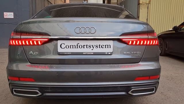 Audi A6 - анимация задних фонарей в стиле RS6 смотреть онлайн