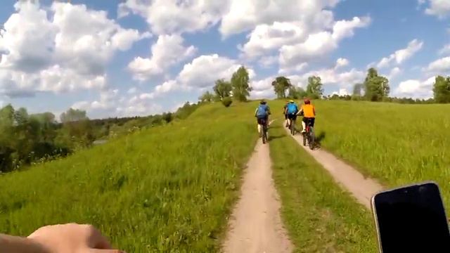 Велопокатушки часть 2 | Съяново 2 | Велопрогулка по красивым местам смотреть онлайн