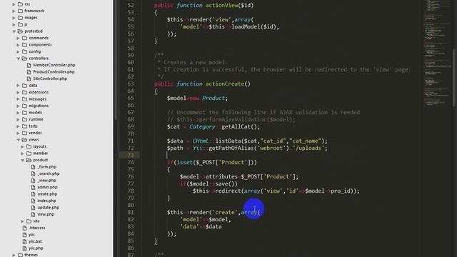 Yii Framework upload file step 7 смотреть онлайн