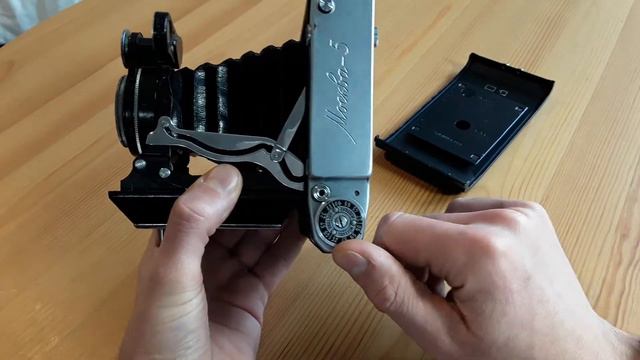 KRASNOGORSK Moskva 5 - N 24 10,5cm f3,5 - USSR SOVIET Folding telemeter CAMERA смотреть онлайн