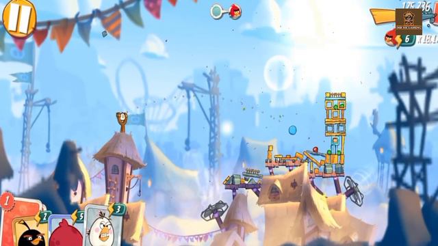 Angry Birds 2 video game levels 31 to 35 New Pork City hd смотреть онлайн