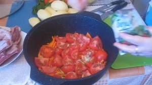 Как приготовить хашламу с овощами и картофелем.  Хашлама из баранины на пиве видео рецепт