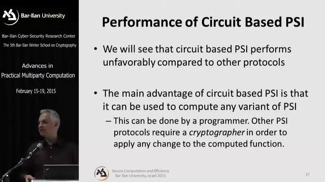 Set Intersection - Prof. Benny Pinkas смотреть онлайн