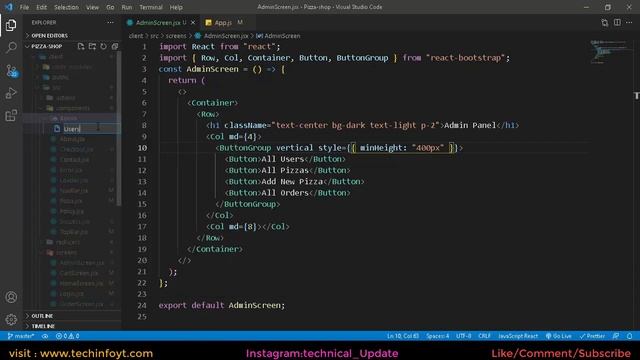 #29 Admin screen and sub components of admin panel | Mern Stack Project (Hindi/Urdu) смотреть онлайн