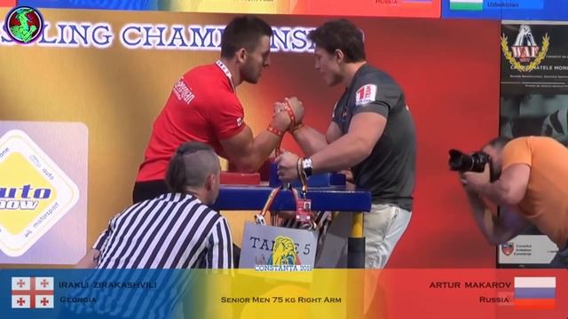 IRAKLI ZIRAKASHVILI - TOPROLLER From GEORGIA - ARMWRESTLING HIGHLIGHTS / Иракли Зиракашвили