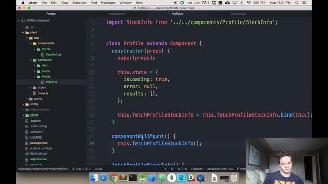 Creating a Stock Dashboard with React.js & Node.js - Part 2 смотреть онлайн