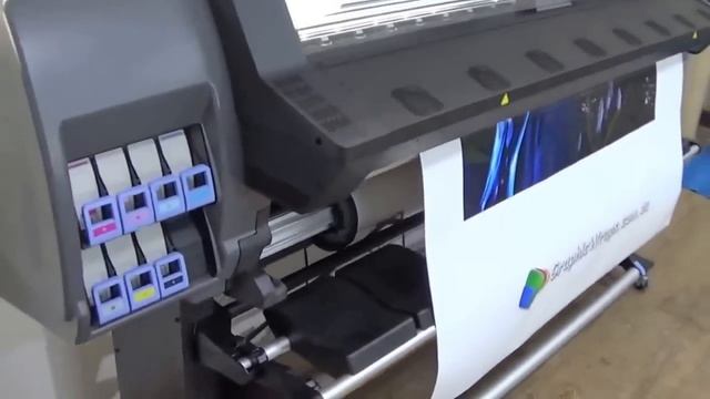 HP 360 Latex Printer - Quick Demo of our new printer 64" - Wide Format Printer смотреть онлайн