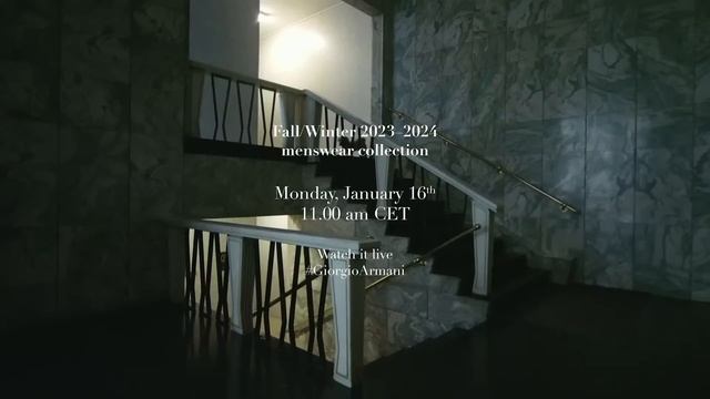 Giorgio Armani - Fall/Winter 2023 - Milano Fashion Week Men's смотреть онлайн