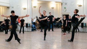 Репетиция аргентинского танца «Маламбо». Балет Игоря Моисеева.