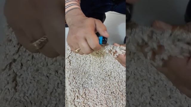 Как исправить порванный оверлок ковровой изделии. смотреть онлайн