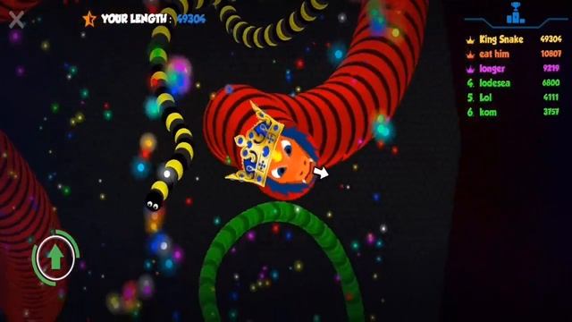 Snaky.io 80,000+ Best Score GamePlay Top 01 King Snake Snaky io Walkthrough #02 смотреть онлайн