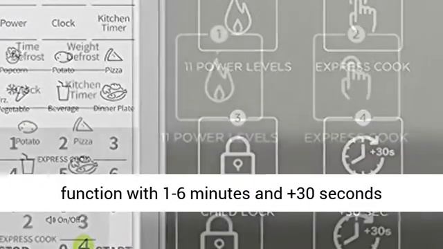 COMFEE' EM720CPL-PM Countertop Microwave Oven with Sound On/Off ECO Mode Review смотреть онлайн