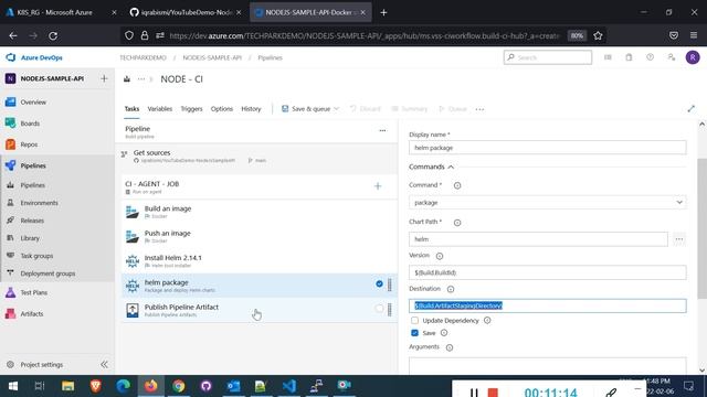 HELM Chart Deployment to Kubernetes using Azure DevOps CICD смотреть онлайн
