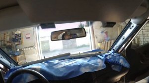 снятие-разборка обшивки потолка на  Шкода Фабия