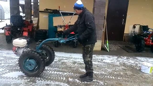 Мотоблок МТЗ 05, двигатель GX 270 смотреть онлайн