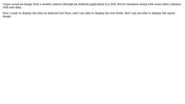Display Base64 image data from an SQL Server database in Android ListView (2 Solutions!!) смотреть онлайн