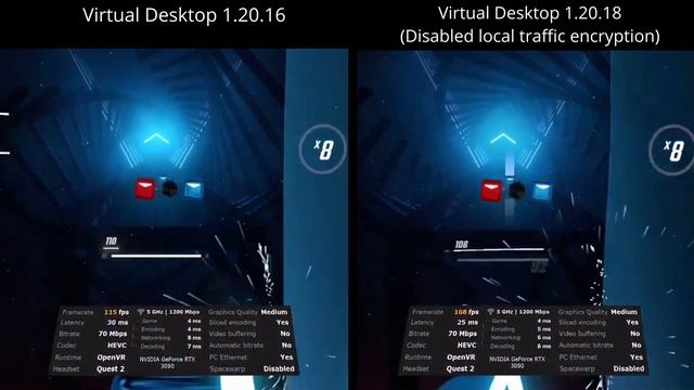 Virtual Desktop 1.20.18 Latency Improvement Test смотреть онлайн