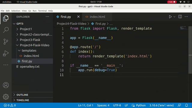 Flask - Installing, Creating Web Pages using bootstrap templates смотреть онлайн