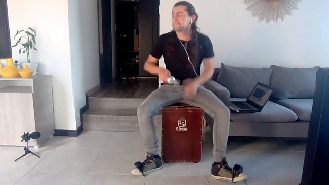I was Made for loving You ( cover cajon) смотреть онлайн