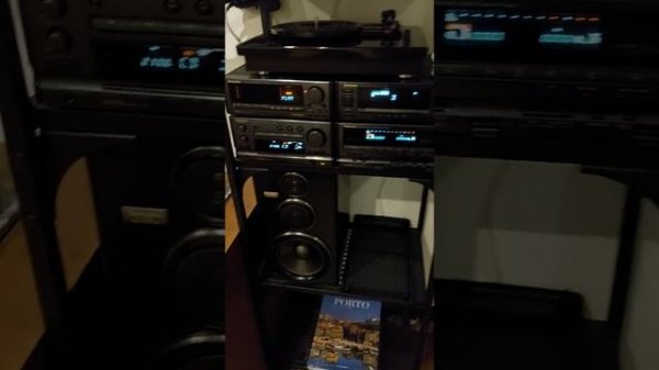 Technics SH-CH900 best mini HI-FI 90's, playing portuguese hip-hop CD