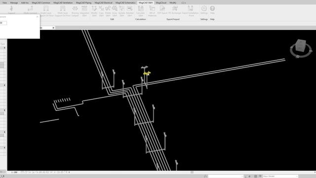 MagiCAD for REVİT - dwg dosyasından Support & Hangers смотреть онлайн