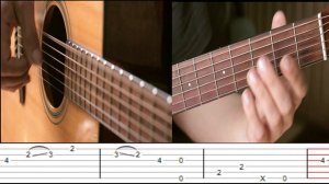 Rauf Faik - вечера (вступление)Fingerstyle +TABS