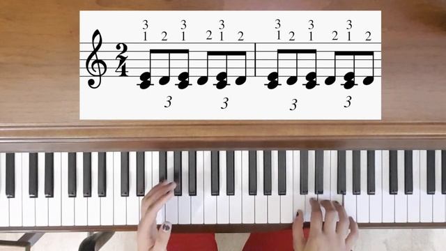 Double third piano exercise, Playing C major scale VS DOUBLE THIRDS смотреть онлайн
