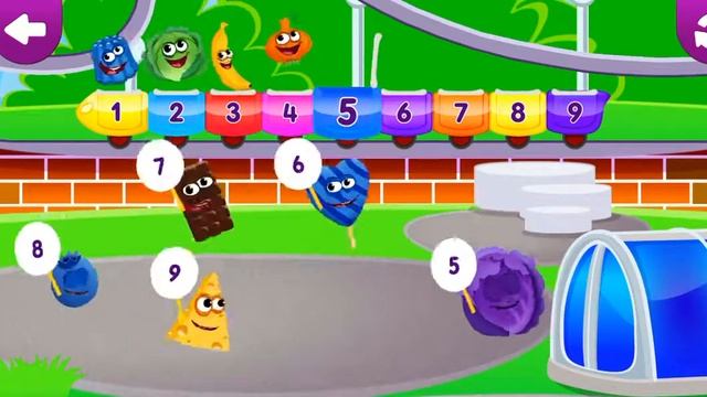 Funny Food 123! Kids Number Games For Toddlers смотреть онлайн