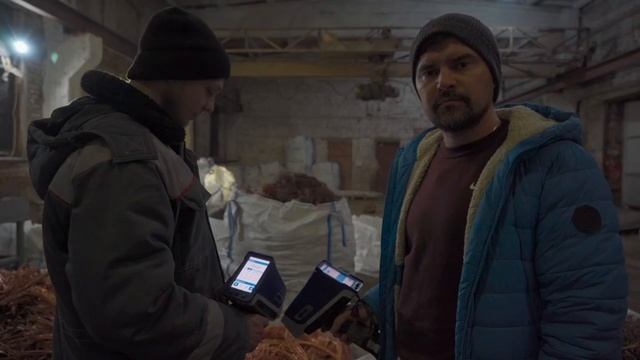 Анализатор металла Vanta C PRO в работе на крупнейшей металлобазе ООО ВТОРМЕТ г. Серпухов смотреть онлайн