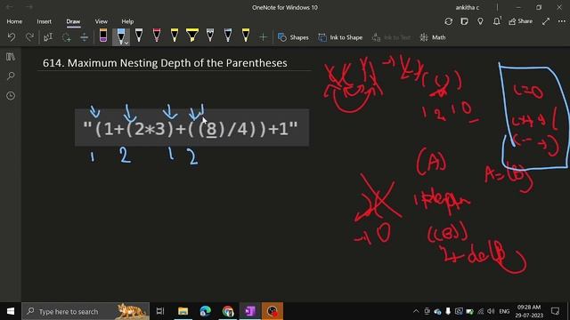 LeetCode 614 : Maximum Nesting Depth of the Parentheses || EASY || C++ || JAVA || Detailed Solution смотреть онлайн