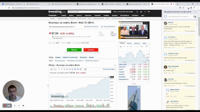 Рынки растут, нефть растет, а рубль расти не хочет. Прогноз курса доллара. смотреть онлайн