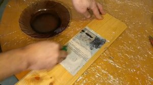Как перенести фото на дерево,с помощью акрилового лака DIY