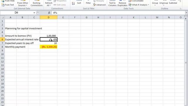 Data Table and Scenario Manager - Excel 2010 смотреть онлайн