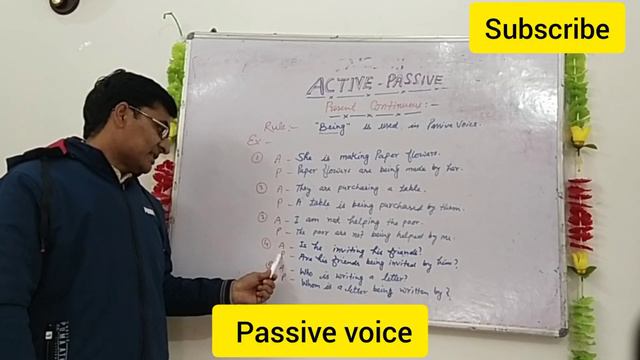 ACTIVE PASSIVE (PRESENT CONTINUOUS) смотреть онлайн