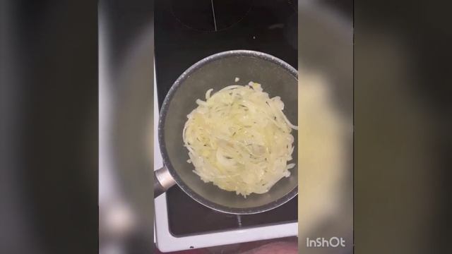 утиные потроха с луком