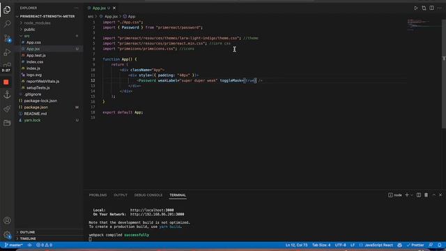 How to Add a Password Strength Meter in React using PrimeReacts Password Component | ReactJS смотреть онлайн