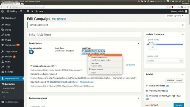 How to import from ClickBank to Wordpress on autopilot смотреть онлайн