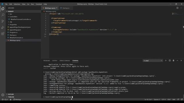 Asp.net core swagger tutorial смотреть онлайн