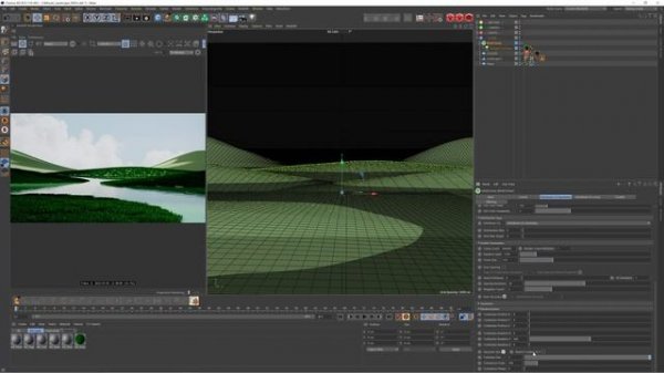 Create a Landscape using Forester in Cinema 4D & Redshift